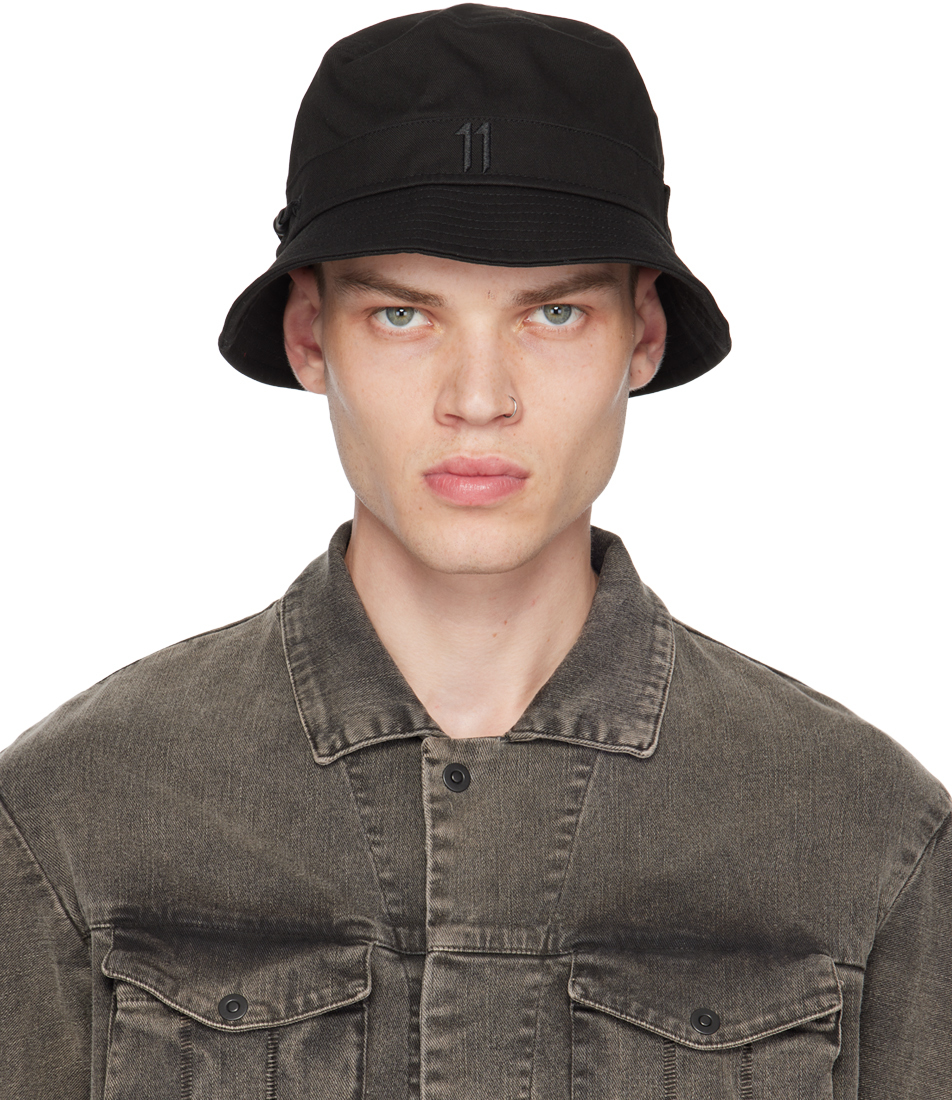 Black New Era Edition Bucket Hat by 11 by Boris Bidjan Saberi on Sale