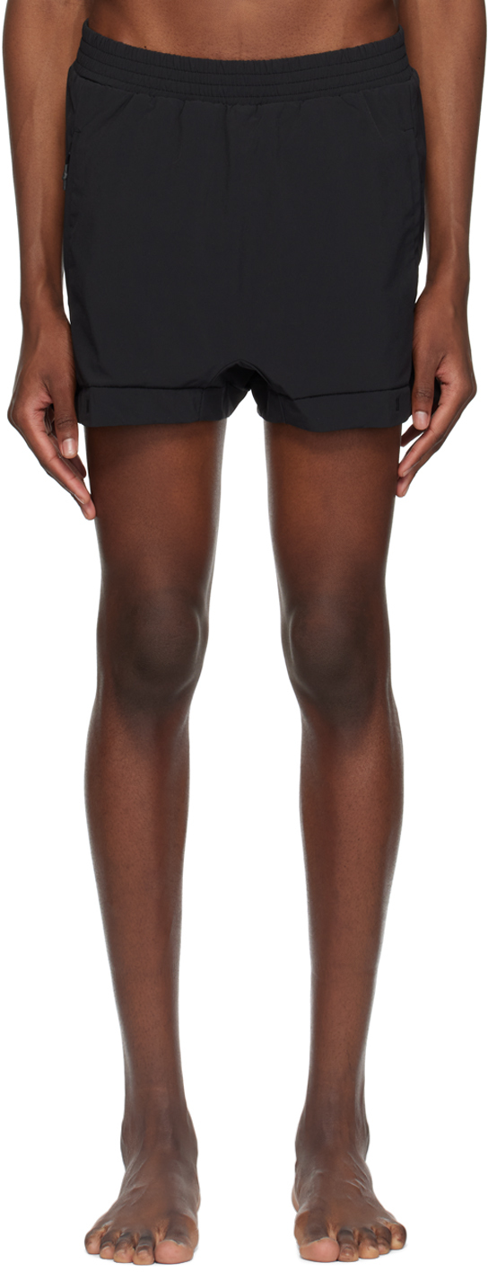 Black P17 Swim Shorts by 11 by Boris Bidjan Saberi on Sale