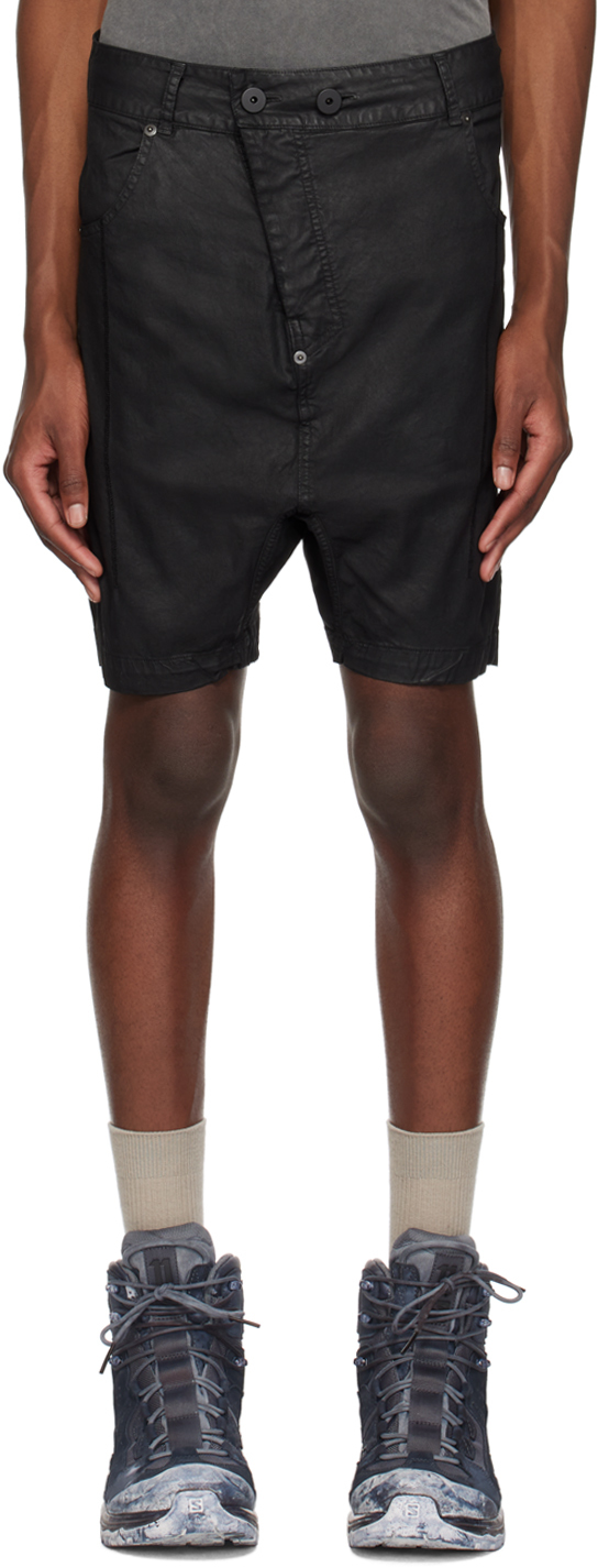 Black P29 Coated Shorts