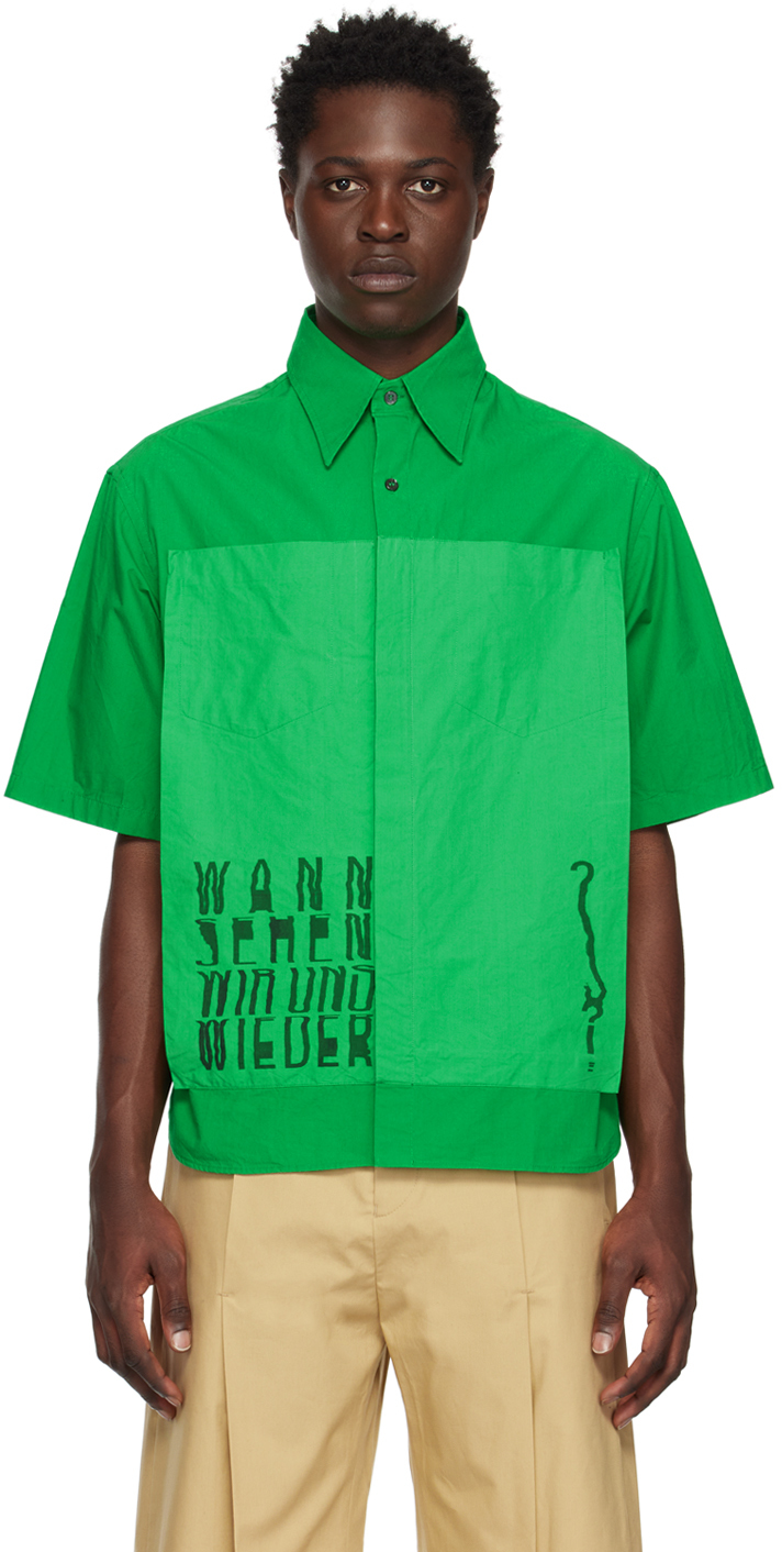 T/sehne Ssense Exclusive Green Shirt