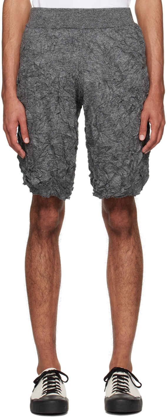 T/sehne Ssense Exclusive Gray Shorts In Grey
