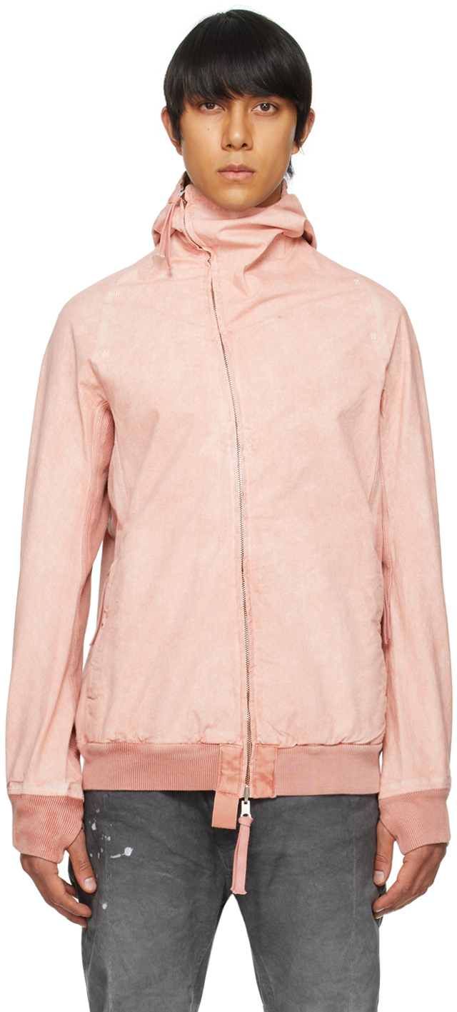 Boris Bidjan Saberi Pink Hybid Reversible Jacket In Orange Rose