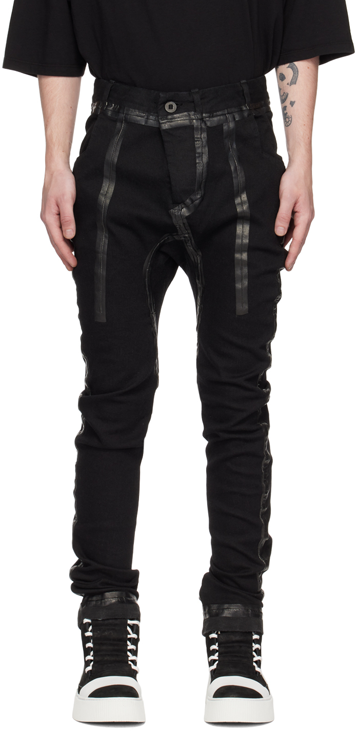 Black P.14 Jeans by Boris Bidjan Saberi on Sale