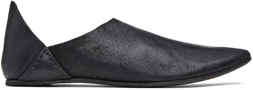 【関税込み】Boris Bidjan Saberi ブラック Slipper 1 スリッパ Black 'Slipper 1' Slippers by Boris Bidjan Saberi on Sale