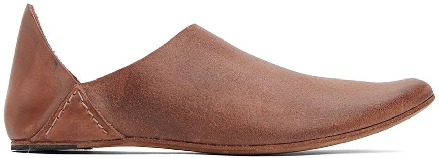 【関税込み】Boris Bidjan Saberi ブラウン Slipper 1 スリッパ Brown 'Slipper 1' Slippers by Boris Bidjan Saberi on Sale