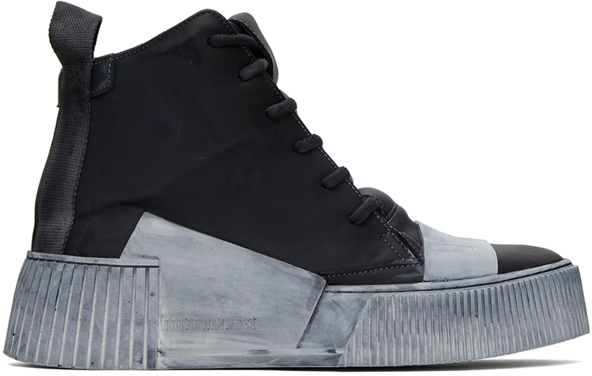 Boris Bidjan Saberi: Black Bamba 1.1 Sneakers | SSENSE UK