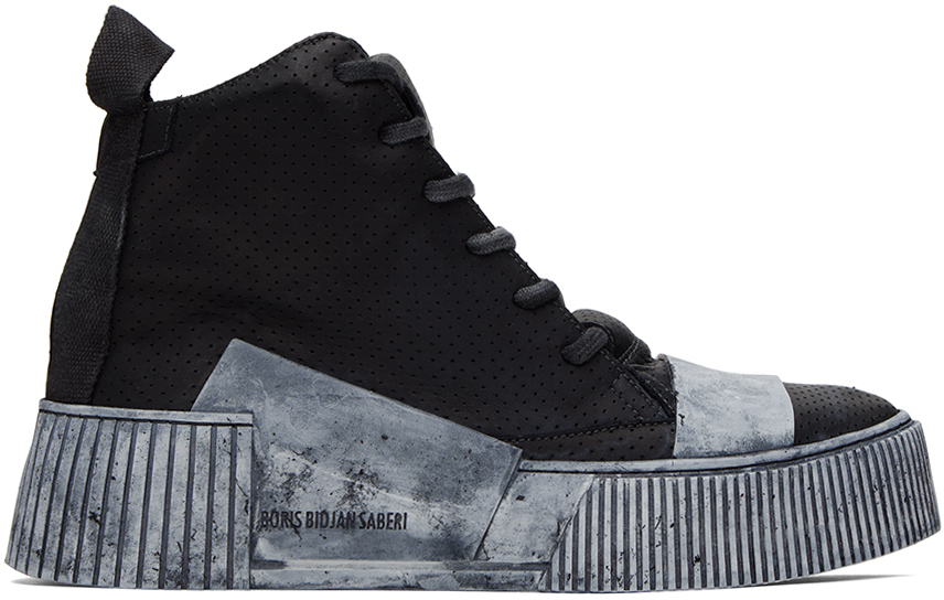 Boris Bidjan Saberi: Black Bamba 1.1 Sneakers | SSENSE UK