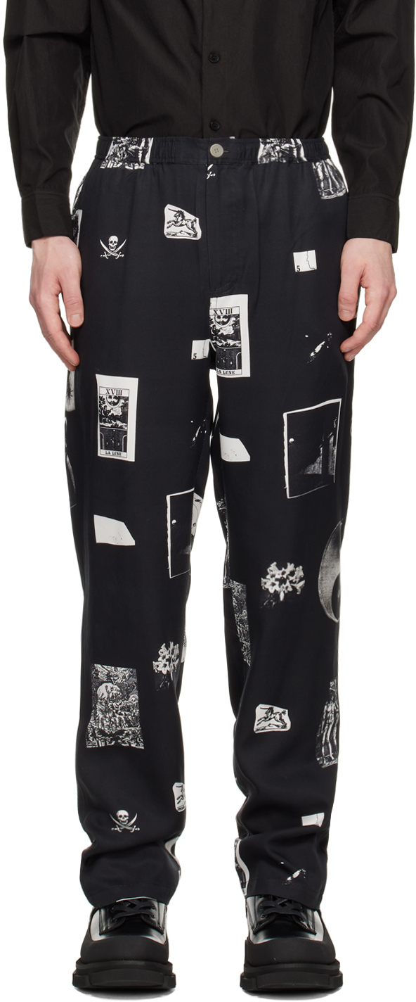 Soulland Black Fadi Trousers SSENSE Canada soulland-black-fadi-trousers-ssense-canada