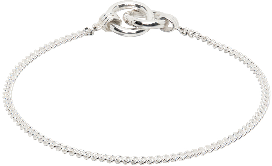 Pearls Before Swine Silver Spliced Link Bracelet