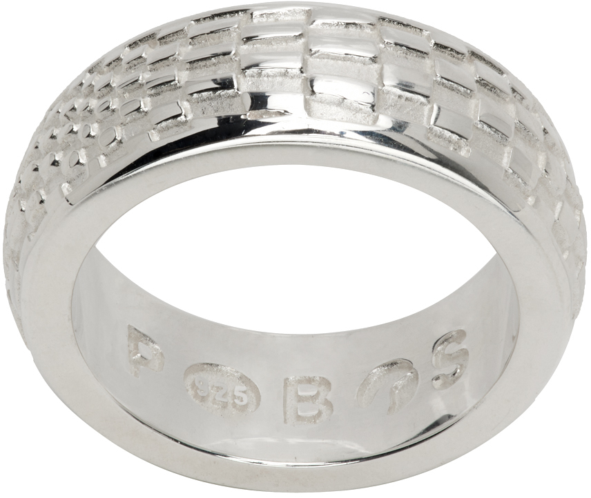 Pearls Before Swine Silver Ruln Ring In .925 Silver