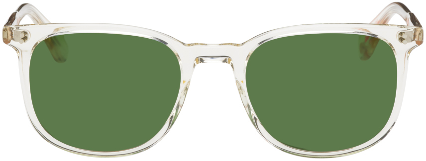 Garrett Leight Transparent Bentley Sunglasses