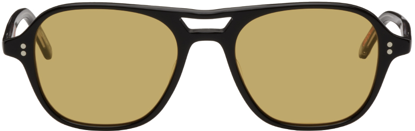 Garrett Leight Black Doc Sunglasses