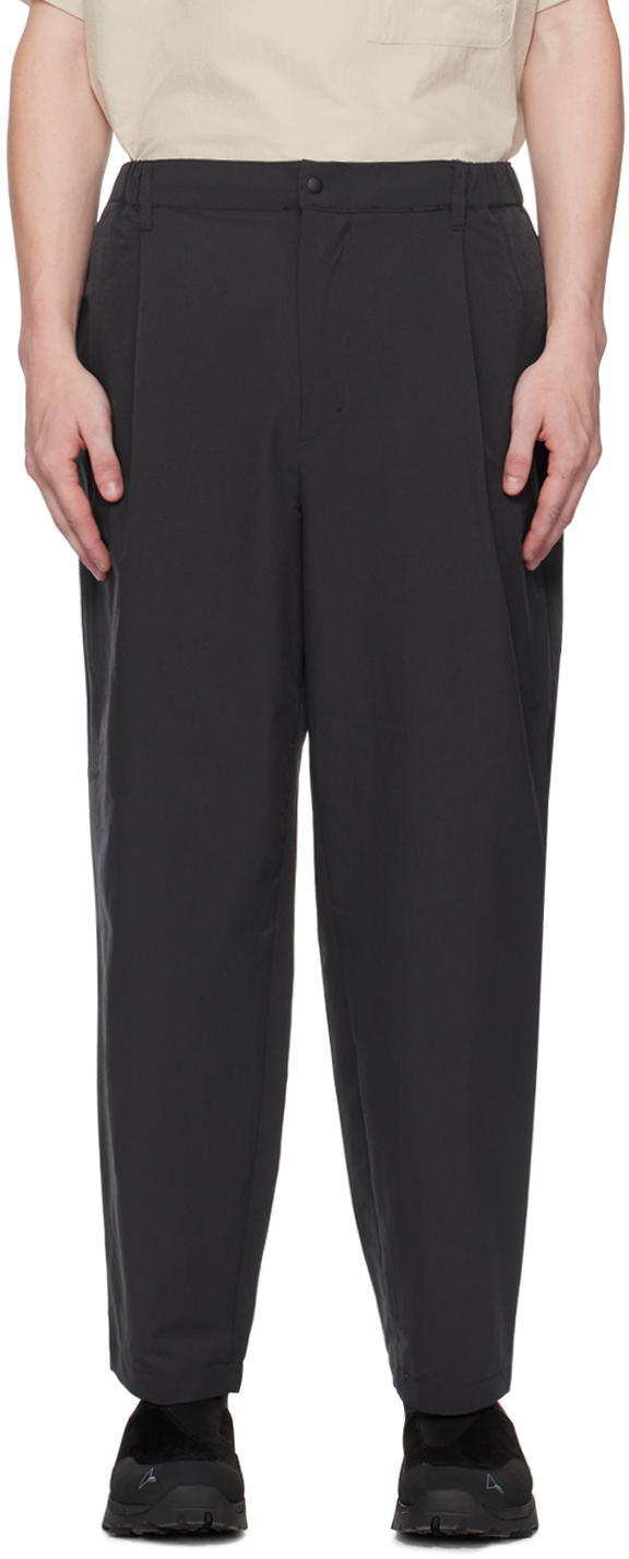 Black Tapered Trousers