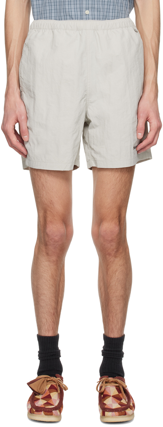 Thisisneverthat Off-white Jogging Shorts In Warm Grey