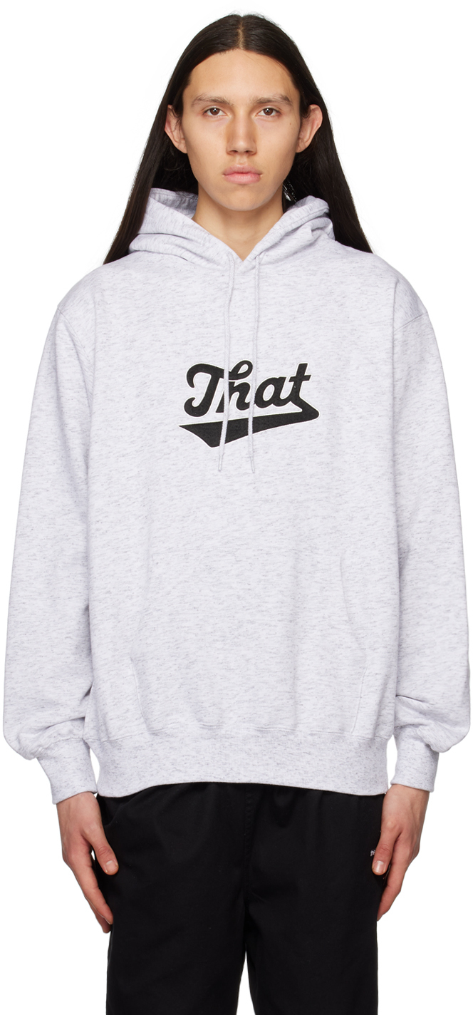 Gray 'that Sign' Hoodie In Light Heather Grey