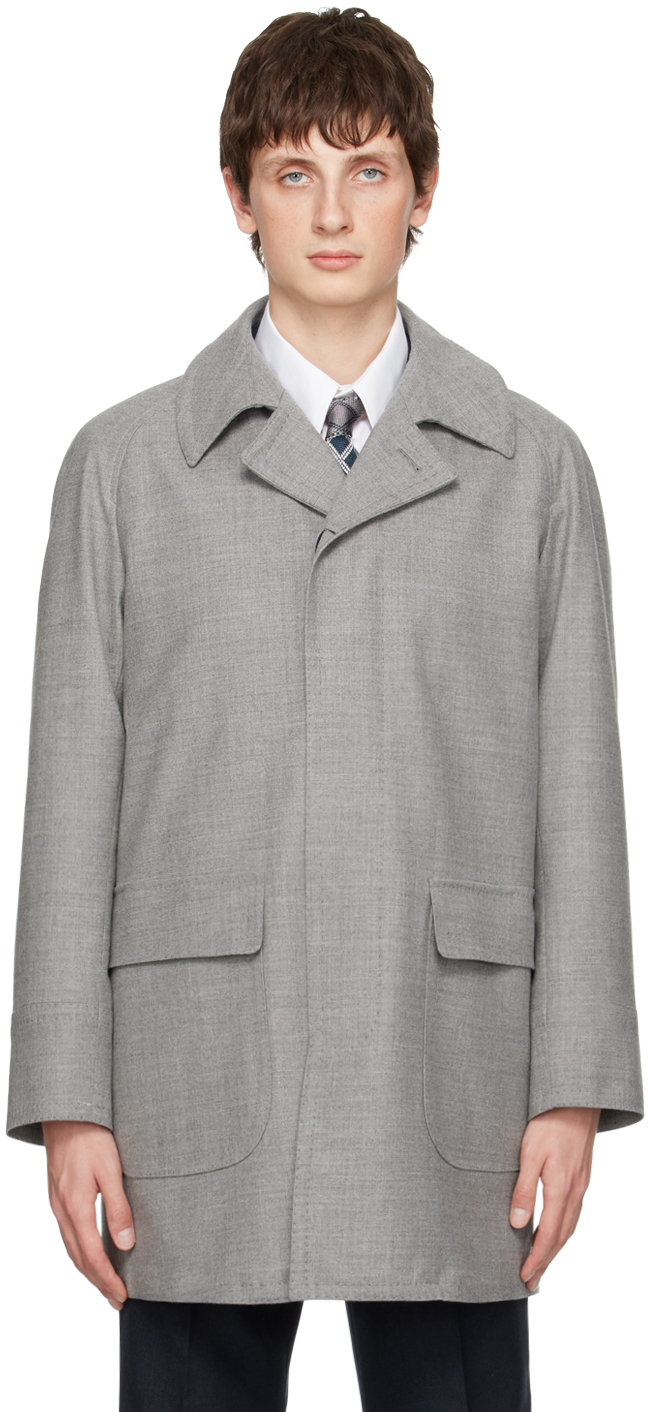 Gray Driving Coat