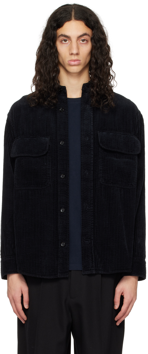 NN07: Black Folmer 1725 Shirt | SSENSE UK