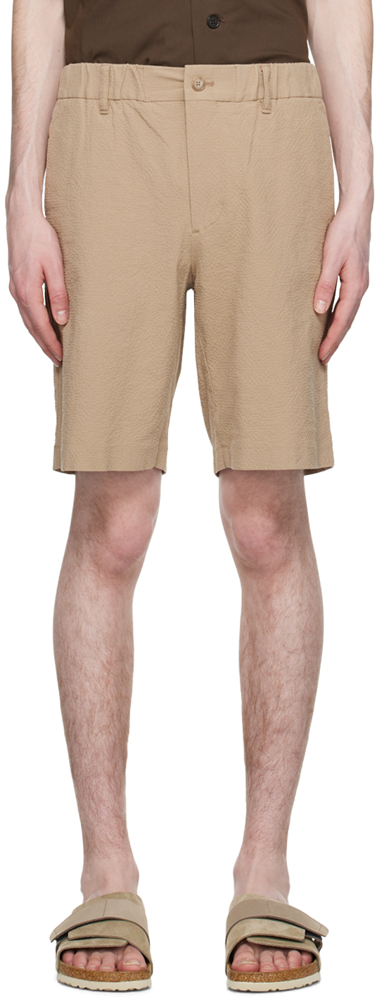 Nn07 Taupe Theodore 1040 Shorts In Greige