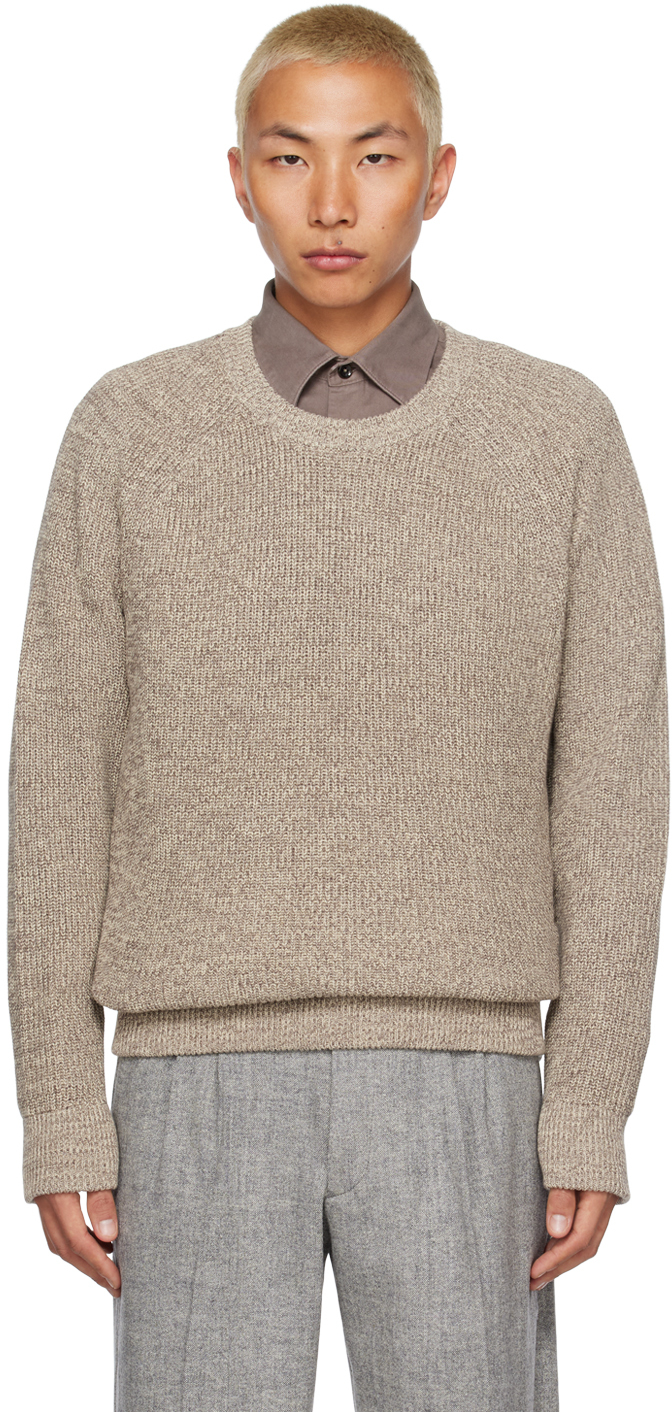 Beige 6470 Sweater In Iron Melange | ModeSens