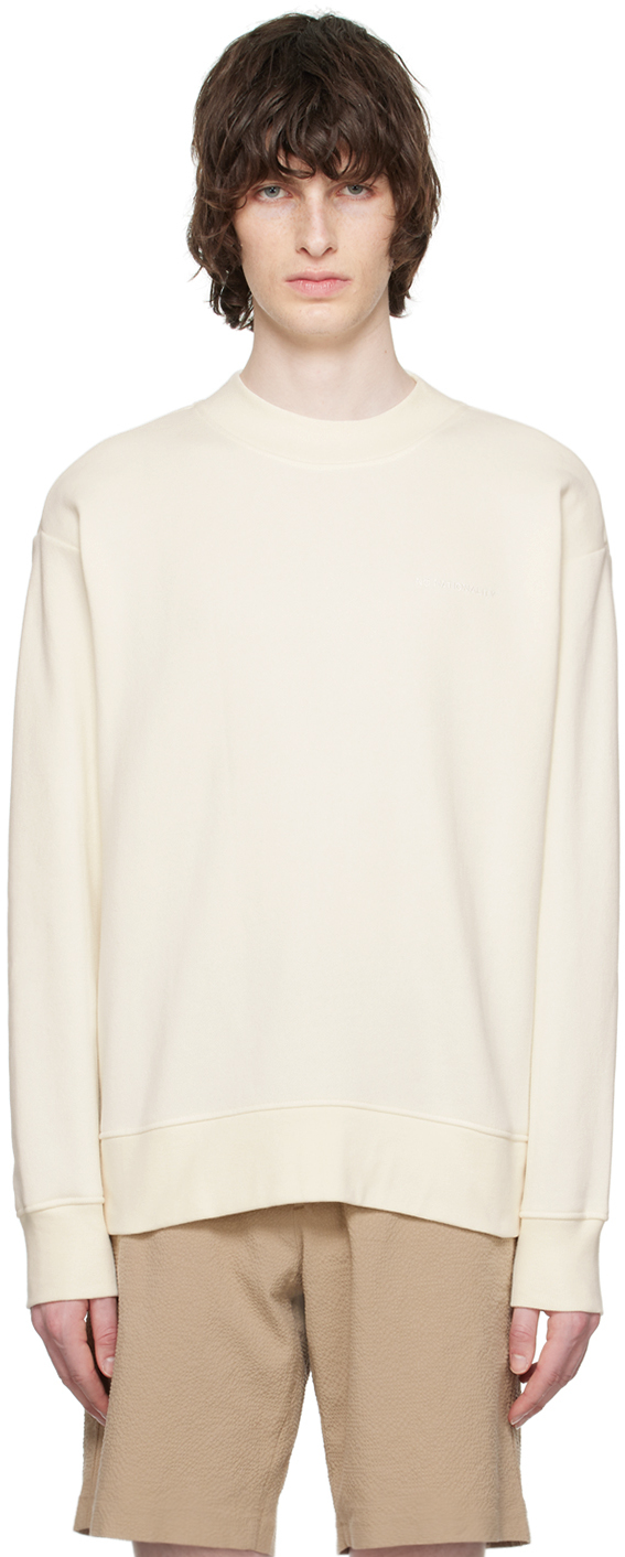 Nn07 Off-white Briggs 3503 Sweatshirt In Off White