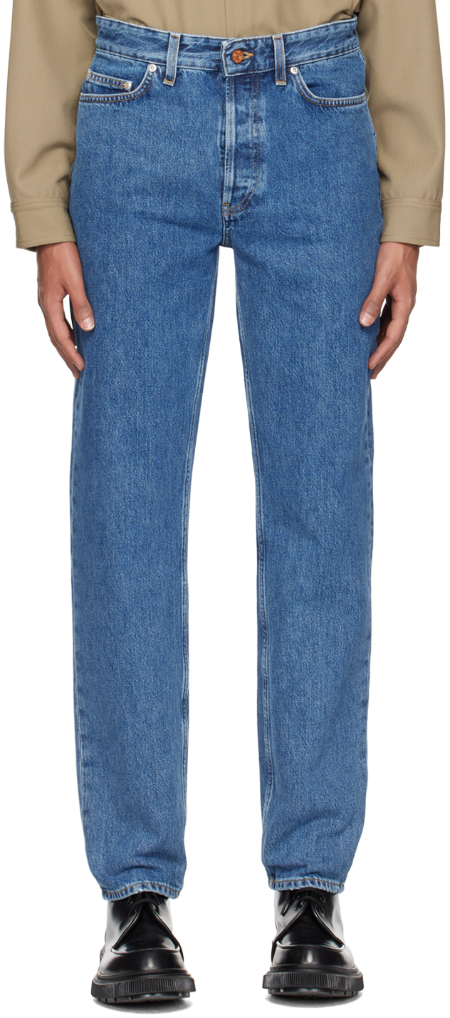 Blue Bill Jeans by Won Hundred on Sale