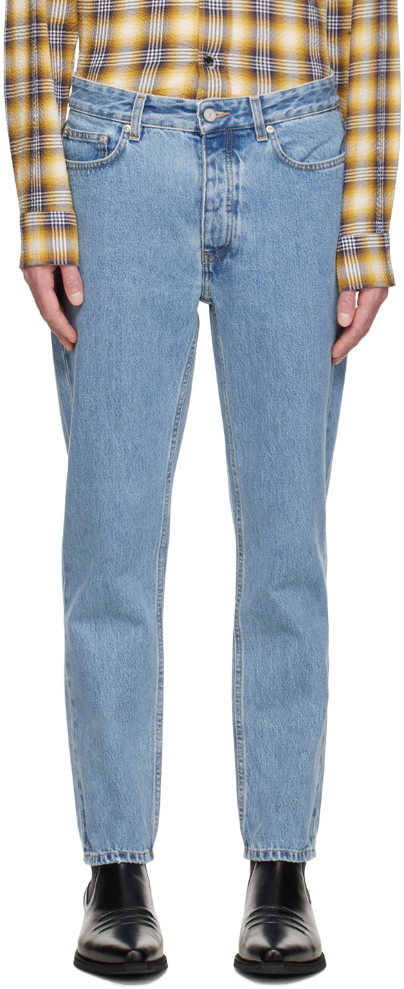 Won Hundred Blue Ben Jeans In Distressed Blue It