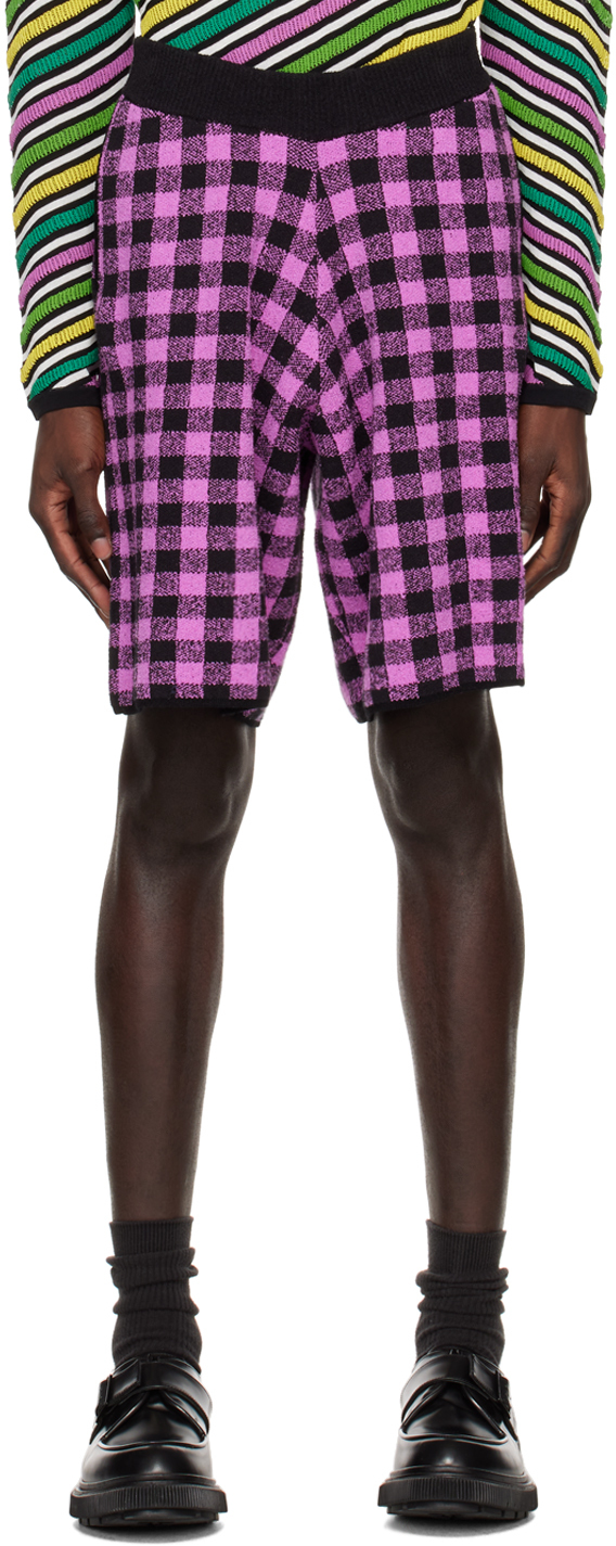 Black & Pink Diego Shorts