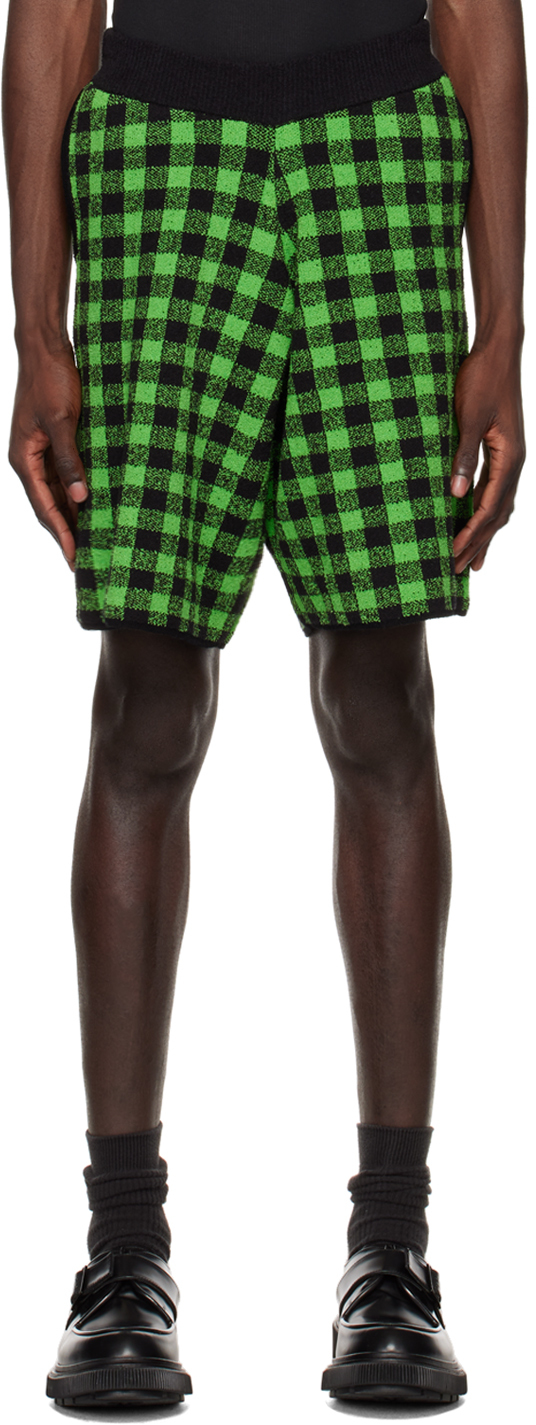 Black & Green Diego Shorts