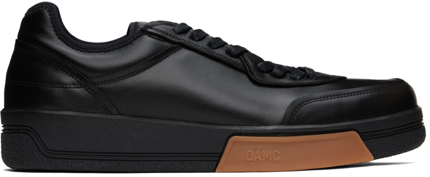 Oamc Black Cosmo Trainers In 001 Black