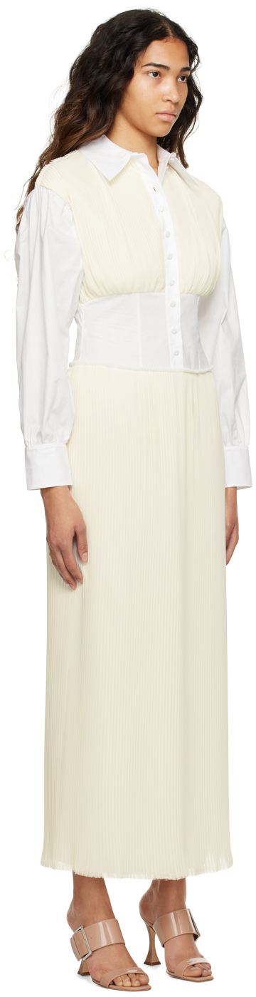 RENAISSANCE RENAISSANCE WHITE GIULIA MAXI DRESS 