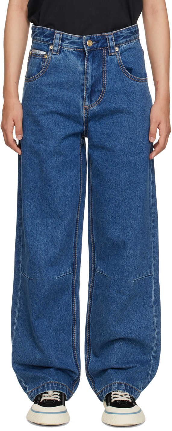 Blue Titan Jeans by EYTYS on Sale