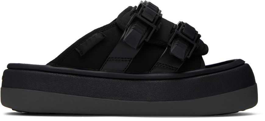 EYTYS: Black Capri Slides | SSENSE