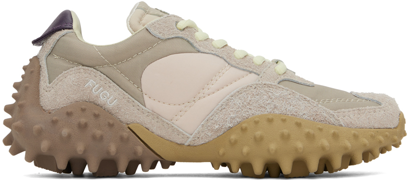 Eytys Taupe Fugu Trainers In Suede Moonstone