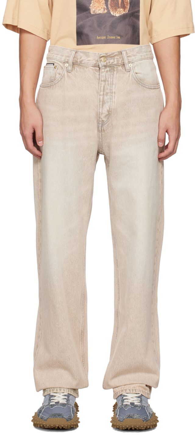 Beige Benz Jeans by EYTYS on Sale