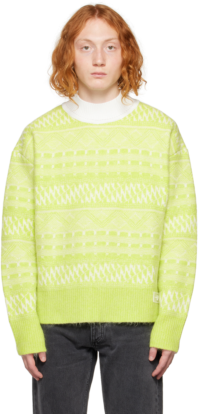 Eytys Ari Acid Sweater In Green
