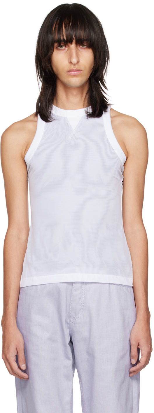 White Lyra Tank Top