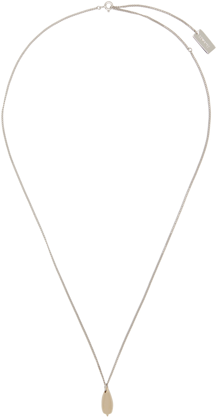 Lemaire Gold & Silver Seed Pendant Necklace | ModeSens