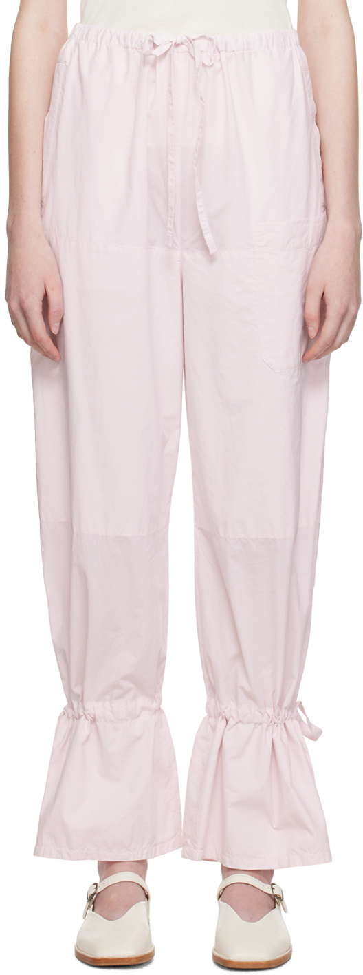 Lemaire Pink Parachute Lounge Trousers