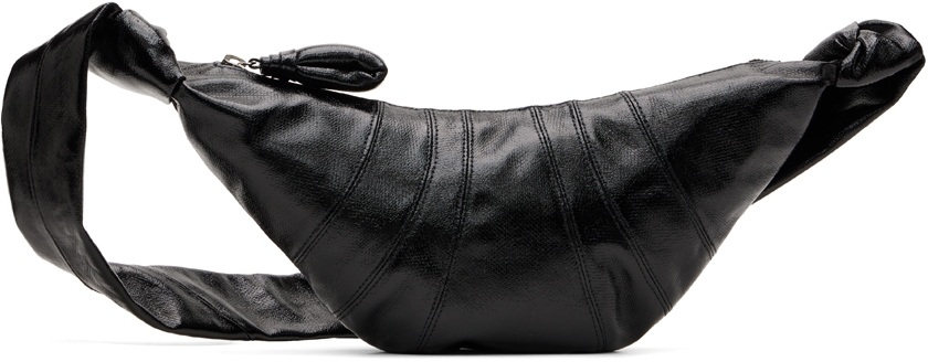 LEMAIRE BLACK SMALL CROISSANT BAG