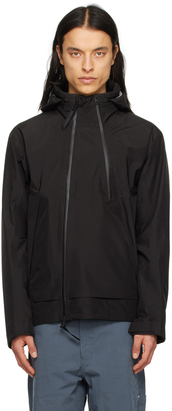 Norse Projects Arktisk Black 3l Stand Collar Jacket