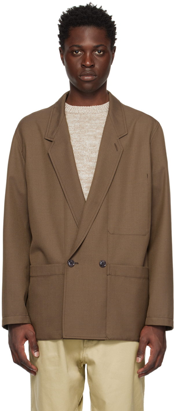 Lemaire Grey Wool Blazer 