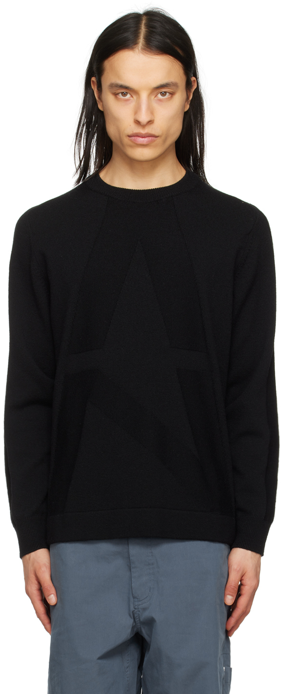 Black Hybrid Sweater