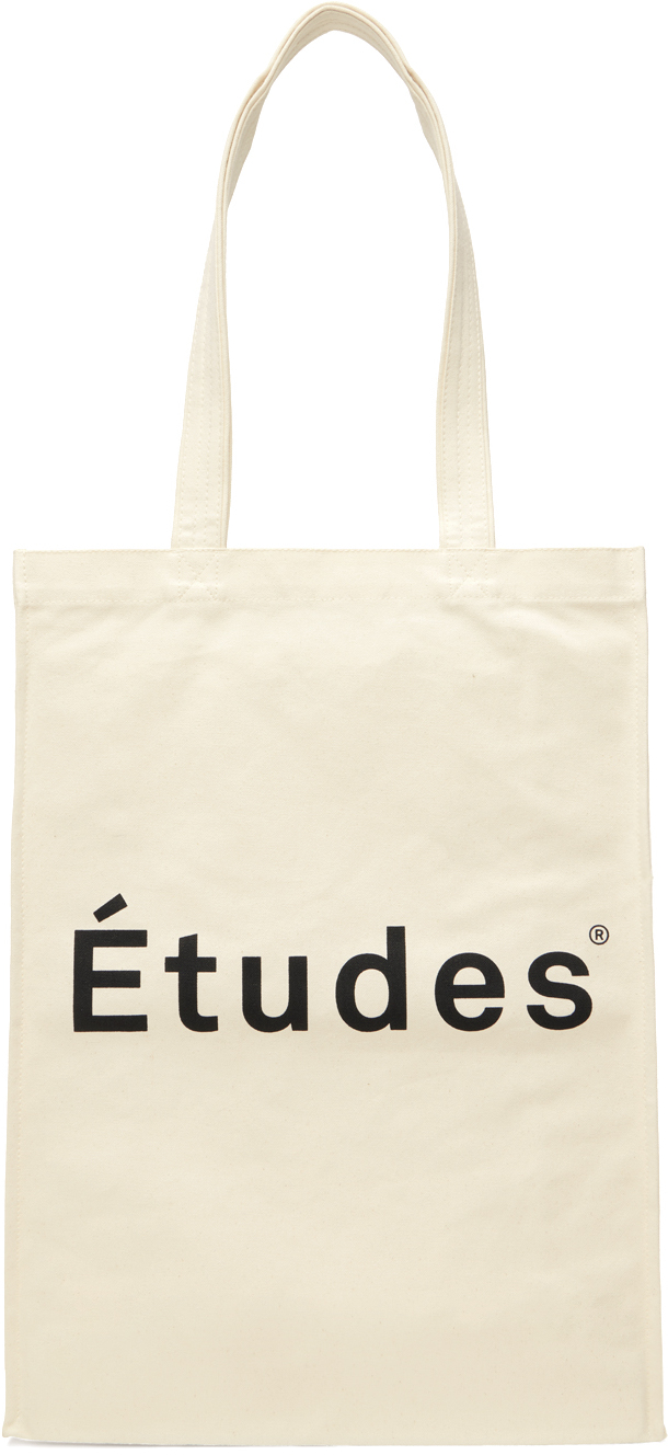 Etudes Studio November Logo-print Tote Bag In Beige