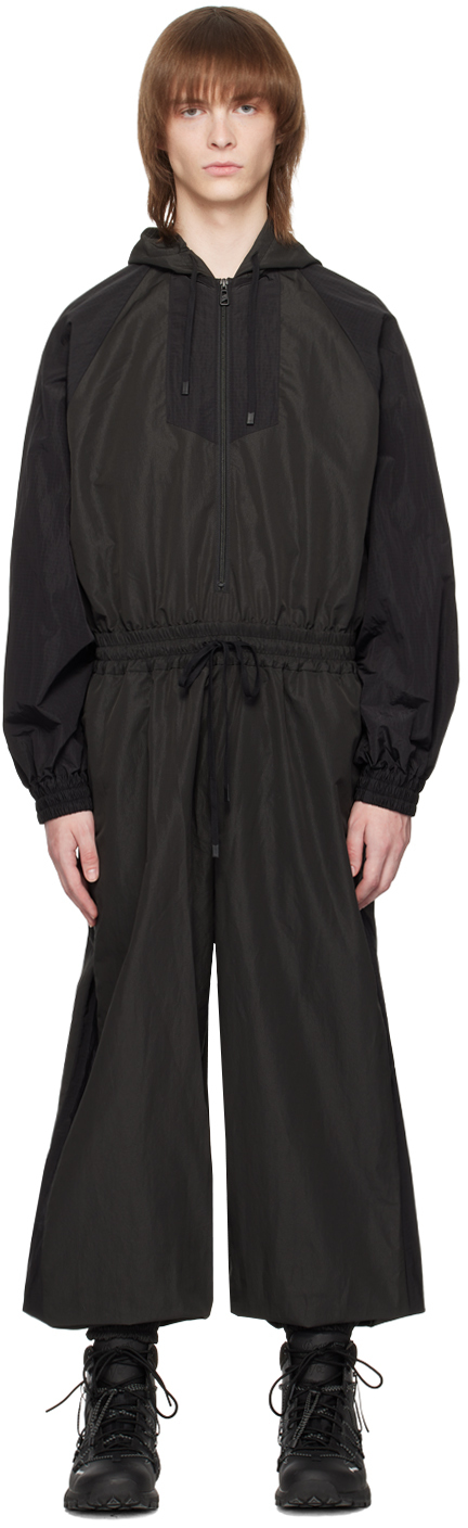 F/CE.®: Black Boiler Jumpsuit | SSENSE Canada