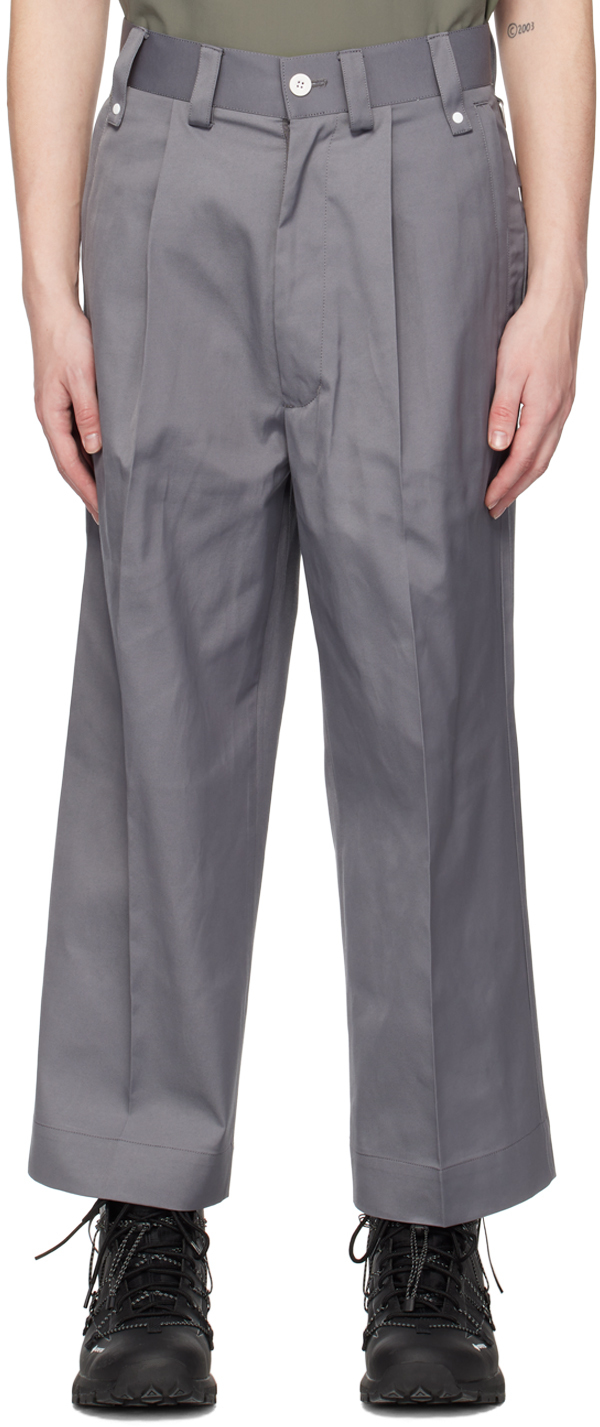 Gray Tech Trousers