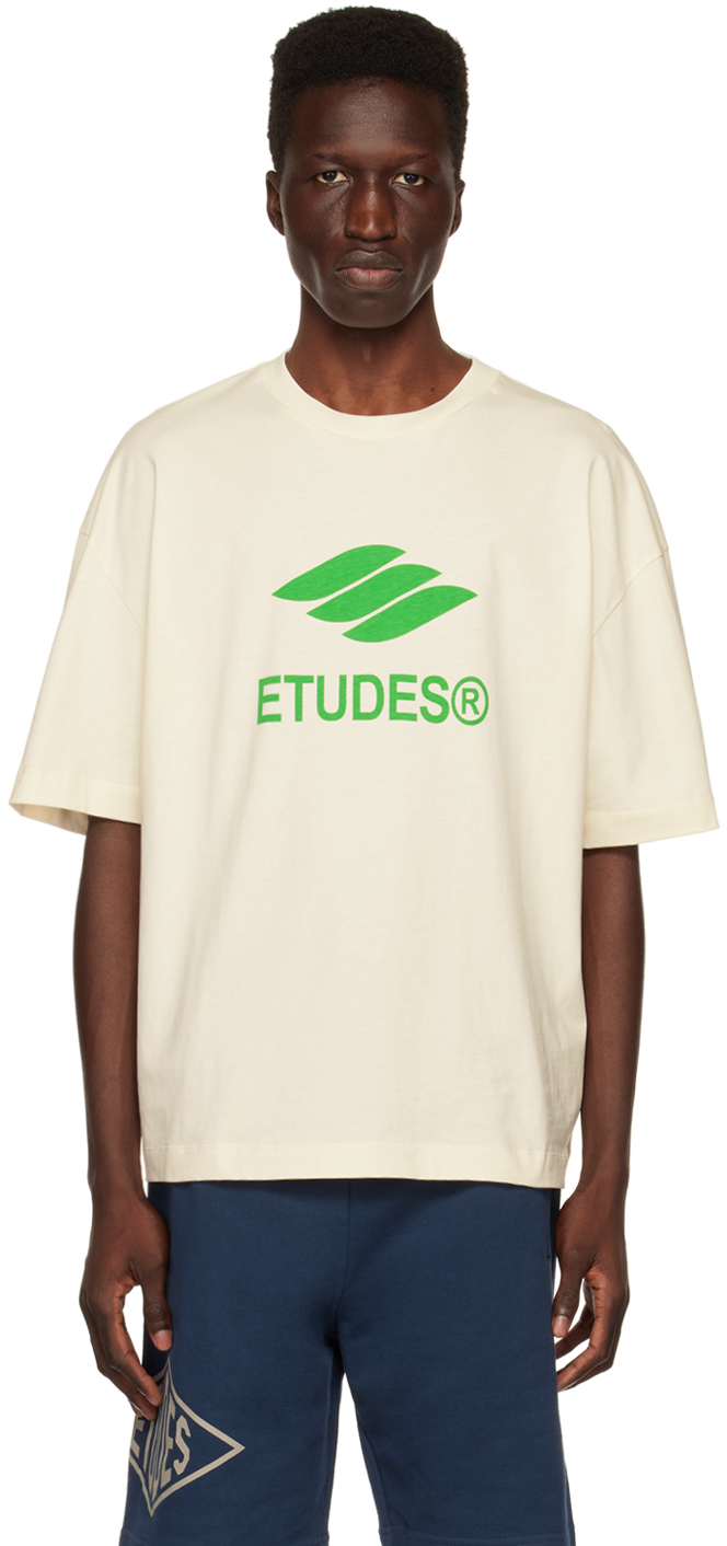 Shop Etudes Studio Off-white Spirit T-shirt In Off White