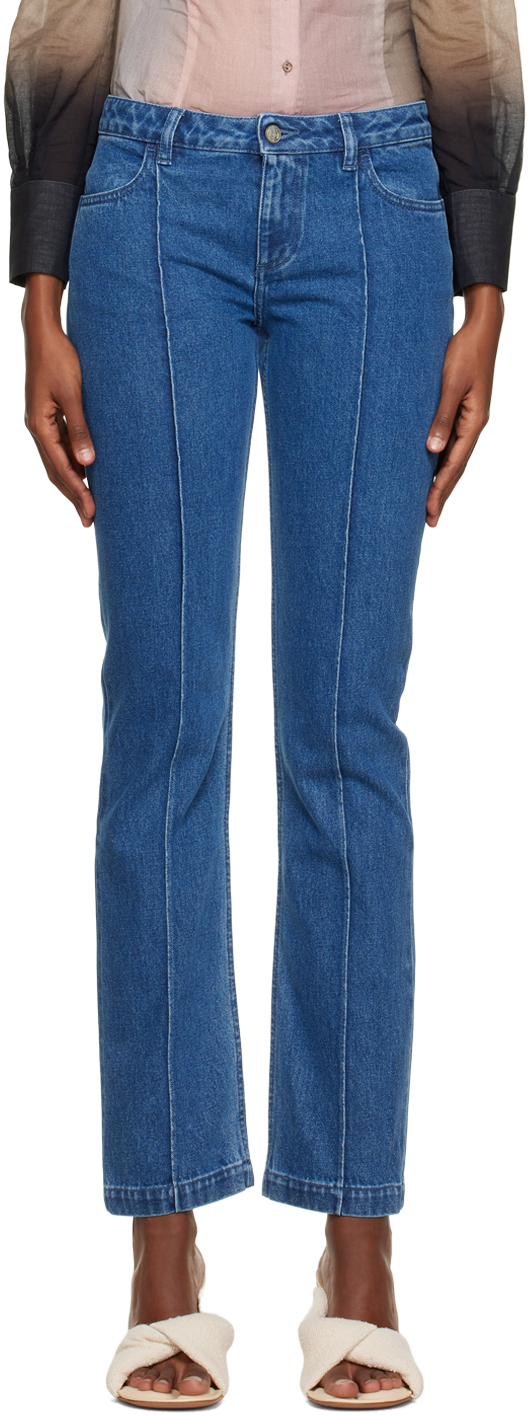Shop Paloma Wool Blue Baltic Jeans In C/831 Medium Denim