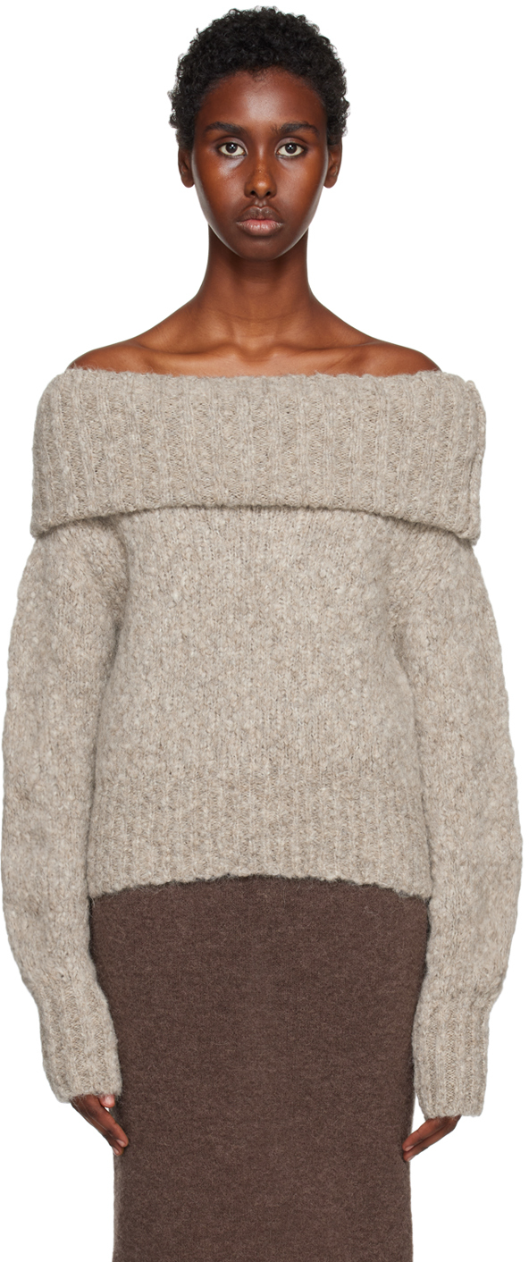 Paloma Wool: Taupe Carlota Sweater | SSENSE UK