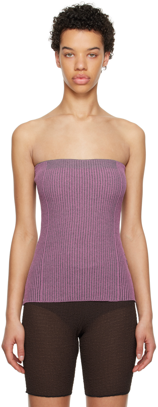 ssense Paloma Wool Purple Dakar Tube Top Cash Back 5.63 . Share to