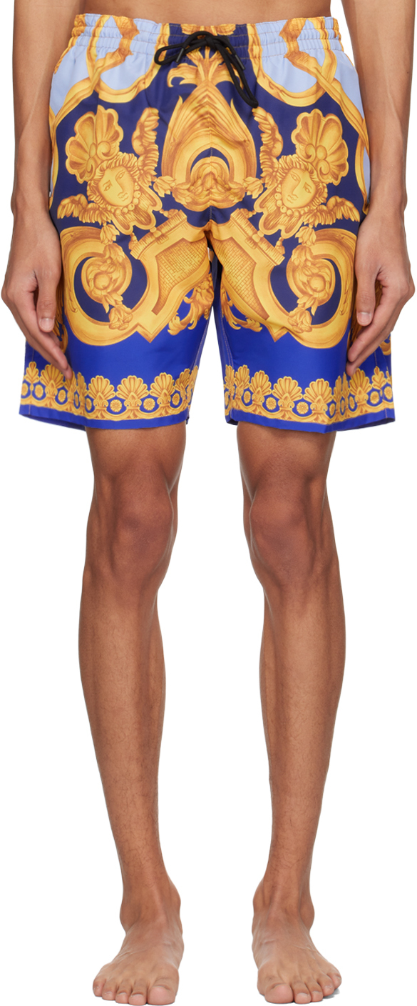 Blue Barocco 660 Swim Shorts